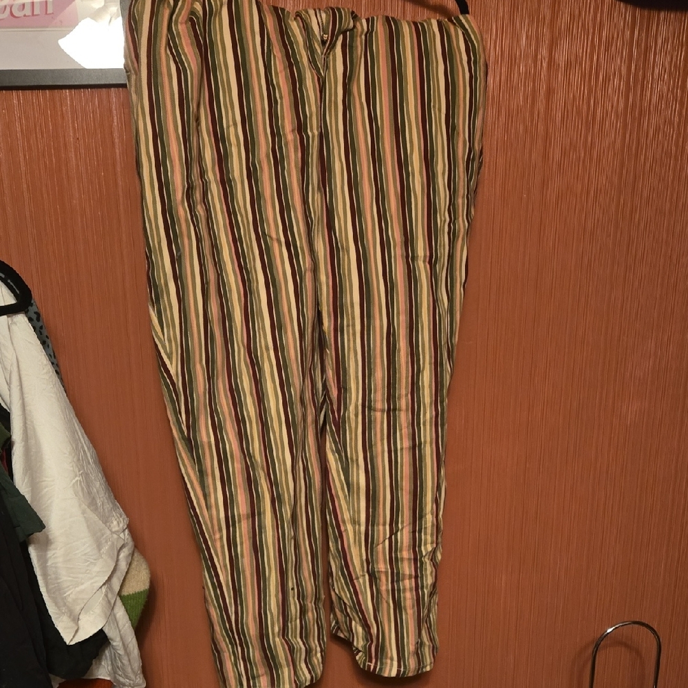 Lucy & Yak Multicolor Striped Denim Pants